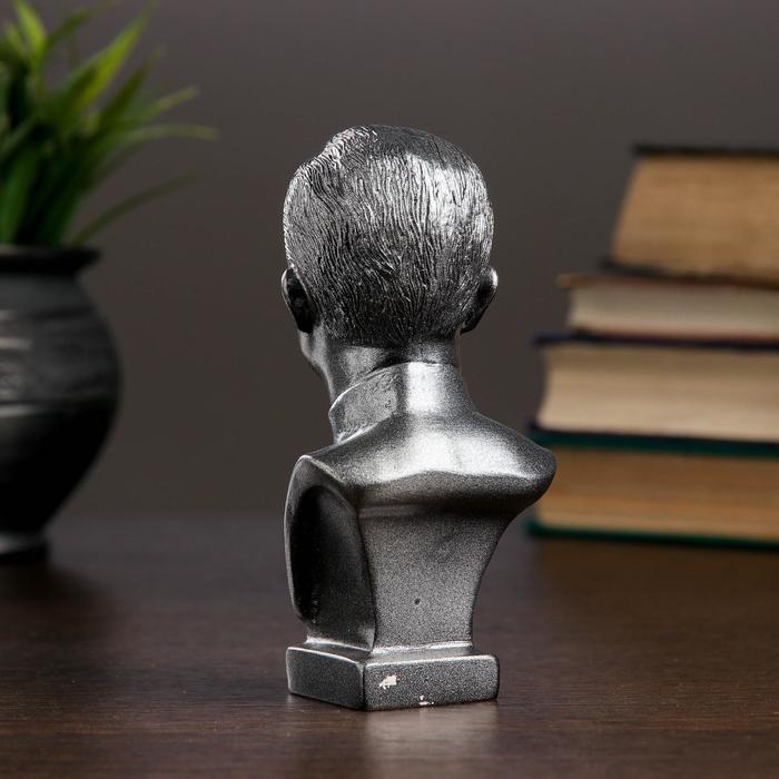 Бюст Дзержинский малый металлик 6х12х6см Бюст Дзержинский малый металлик 6х12х6см