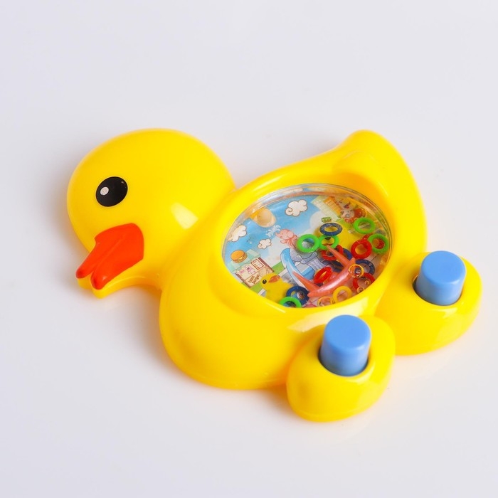 Водная игра с колечками &laquo;Утёнок&raquo;, цвета МИКС