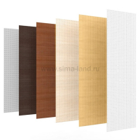 Настенная перфорированная панель односторонняя 60×0,6×180 см, шаг 2,5 см, цвет чёрный Настенная перфорированная панель односторонняя 60×0,6×180 см, шаг 2,5 см, цвет чёрный