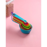 Набор мерных ложек Доляна &laquo;Заряд&raquo;, 12 шт, 22&times;8&times;1,5 см, цвет МИКС