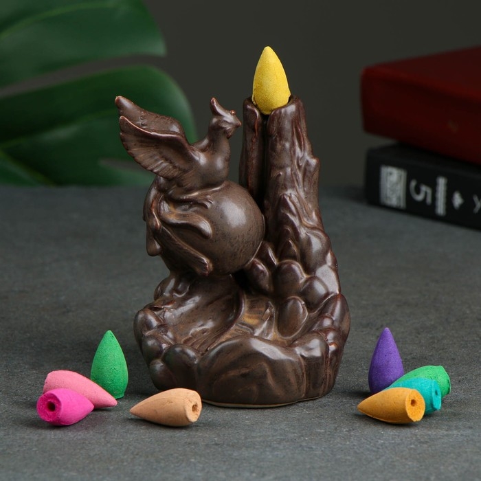 Подставка для благовоний Подставка для благовоний "Птица" 9х9х12см