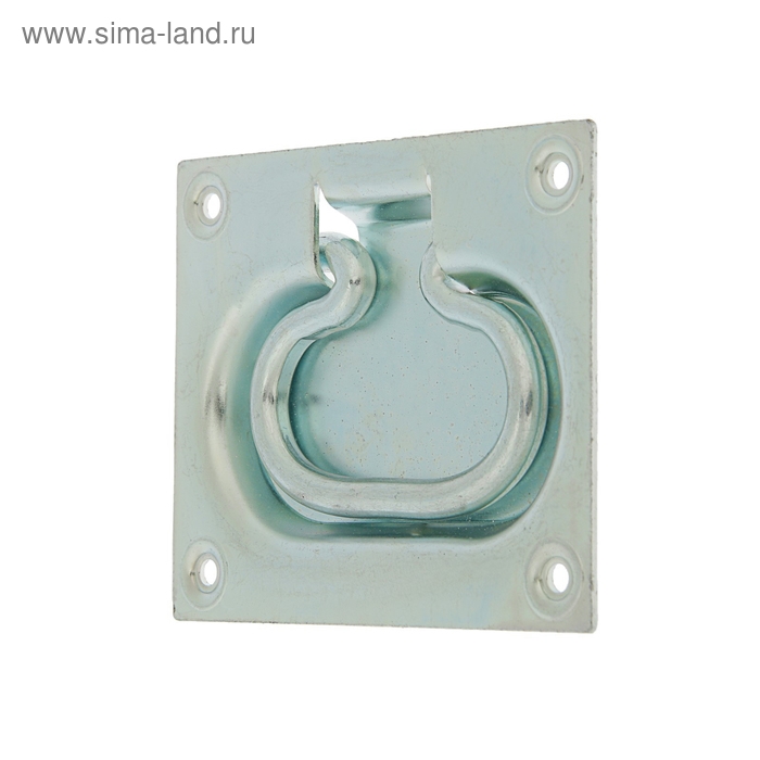 Ручка откидная скрытая 100х80 мм, покрытие цинк