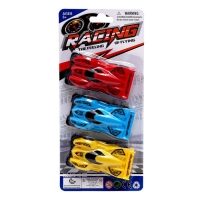 Набор инерционных машин &laquo;Рейсер&raquo;, 3 штуки, МИКС