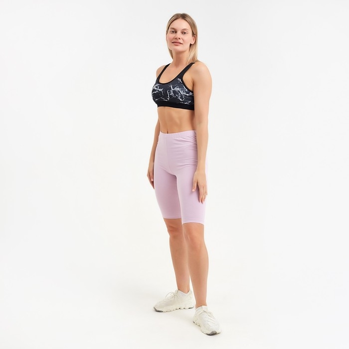 Велосипедки женские, цвет лиловый, размер 48 (L) Велосипедки женские, цвет лиловый, размер 48 (L)