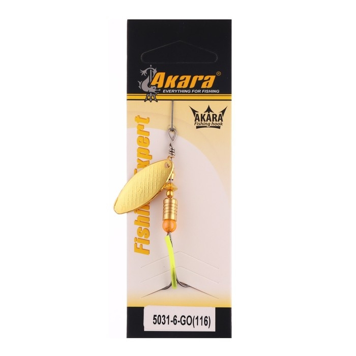 Блесна вращающаяся Akara C-5031, 6 г, цвет Go 116