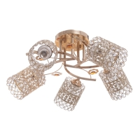 Люстра "Бэрри" 5х40Вт Е27 Золото МОДЕЛЬ: 2612376 Люстра "Бэрри" 5х40Вт Е27 Золото МОДЕЛЬ: 2612376