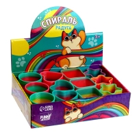 Пружинка - радуга &laquo;Котик&raquo;, виды МИКС, в шоубоксе