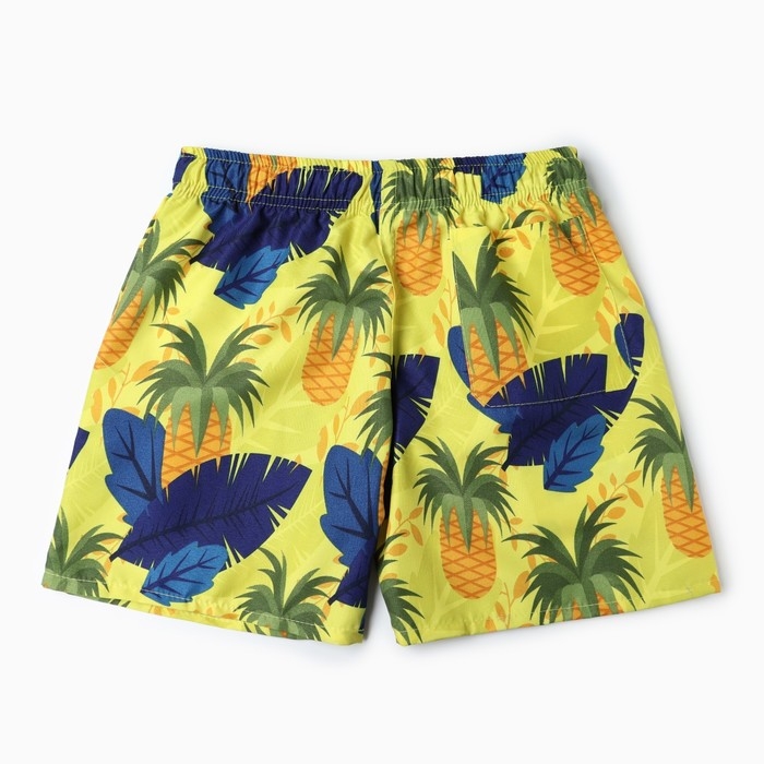 Купальные трусы детские MINAKU "Ананасы" рост 122-128 см