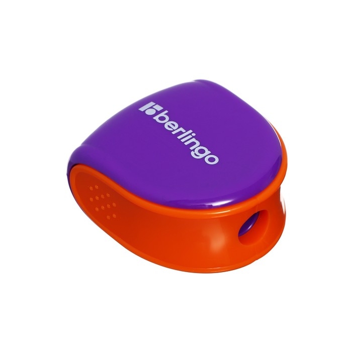 Точилка 1 отверстие с контейнером Berlingo Точилка 1 отверстие с контейнером Berlingo "Fuze Ergo", пласт, блист европодв, микс 269307