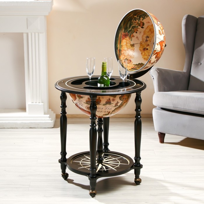 Глобус бар декоративный "Карта странника" 56,5х56,5х91,5 см