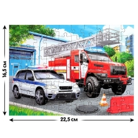 Пазл «Полезные машины», 80 деталей Пазл «Полезные машины», 80 деталей