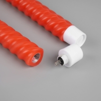 Набор светодиодных свечей, красные, 2 &times; 25 &times; 2 см, пластик, воск, батарейки АААх2 (не в комплекте), свечение тёплое белое, 2 шт.