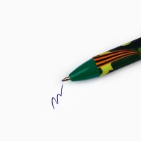 Ручка шариковая, синяя паста, 0.7 мм, автоматическая, в конверте &laquo;Отважному защитнику&raquo;