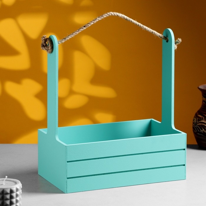 Набор кашпо деревянных 3 в 1 (29&times;18&times;33; 25&times;15&times;30; 21&times;12&times;23) "Аром", Тиффани