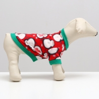 Толстовка для животных "Снеговик", размер XS, красная (ДС 21, ОШ 20, ОГ 30 см) Толстовка для животных "Снеговик", размер XS, красная (ДС 21, ОШ 20, ОГ 30 см)