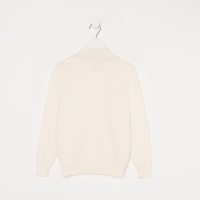 Кардиган для мальчика на молнии MINAKU цвет экрю, рост 110