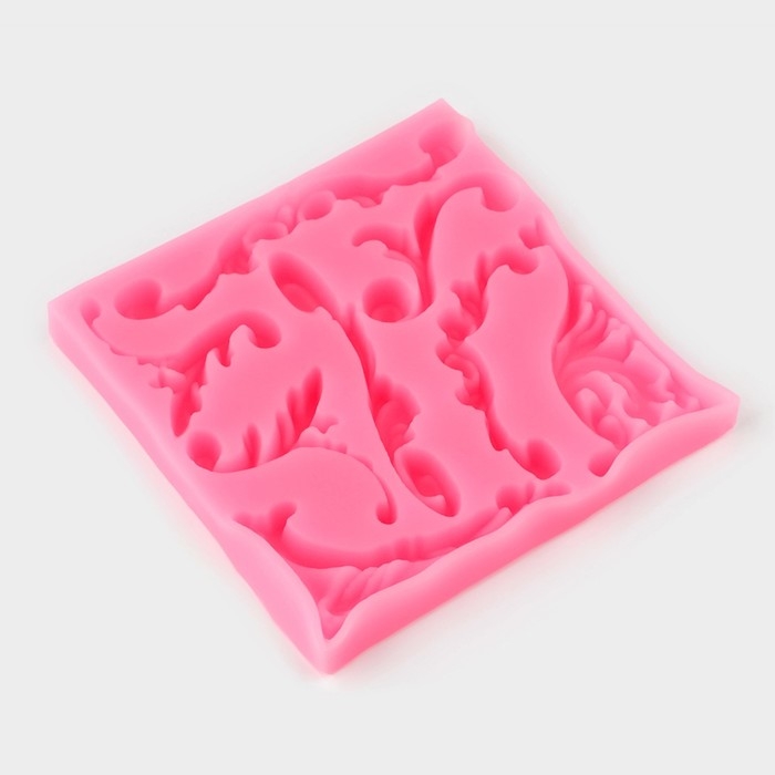 Молд &laquo;Вензельный оттиск&raquo;, 9,8&times;9,8 см, цвет МИКС