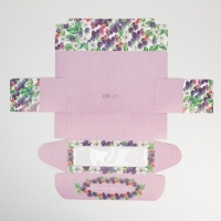 Кондитерская упаковка, коробка для кекса с окном, &laquo;Ягодная&raquo;, 26 х 10 х 8 см