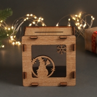 Новогодняя копилка "Снеговик" 12х12х9 см Новогодняя копилка "Снеговик" 12х12х9 см