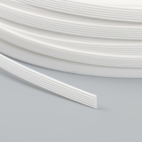 Ротанг искусственный 8 мм 100 м волна (белый)