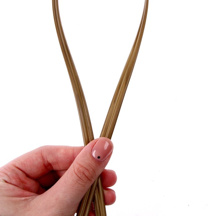 Ротанг для плетения искусственный, длина &mdash; 60 м, цвет охра