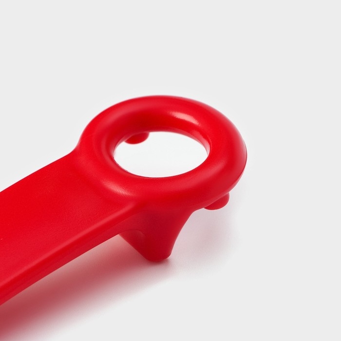 Открывашка Доляна &laquo;Садовод&raquo; для винтовых крышек, 14 см, цвет красный