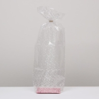 Пакет "Подарочный", с жестким дном, МИКС, 14 х 14 х 45 см