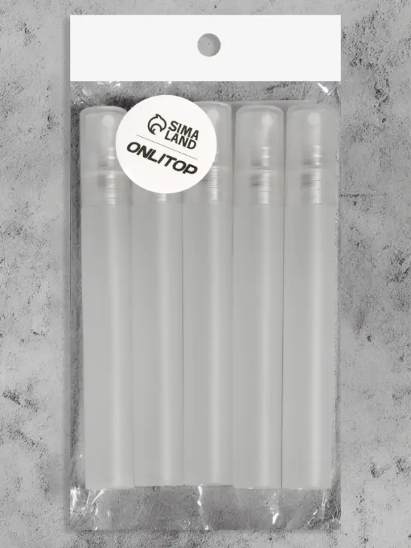 Флакон для парфюма, с распылителем, 10 мл, белый