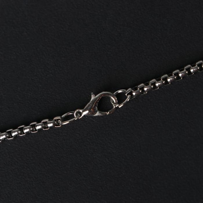 Кулон-амулет &laquo;Помпеи&raquo; Звезда Давида с оком, цвет чернёное серебро, 70 см