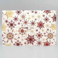 Коробка для для мусовых пирожных «С Новым годом!», снежинки, 27 х 17.8 х 6.5 см, Новый год Коробка для для мусовых пирожных «С Новым годом!», снежинки, 27 х 17.8 х 6.5 см, Новый год