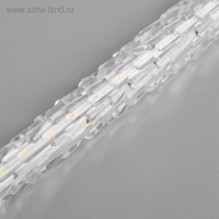 Гирлянда «Сосульки рифленые» 2.5 × 0.3 м, IP65, прозрачная нить, 192 LED, свечение фиолетовое с эффектом стекания, 12 В Гирлянда «Сосульки рифленые» 2.5 × 0.3 м, IP65, прозрачная нить, 192 LED, свечение фиолетовое с эффектом стекания, 12 В