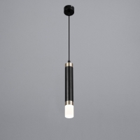 Светильник BayerLux Подвес BayerLuxной "Вартона" LED 6Вт 4000К черный золото 4х4х27-227см Светильник BayerLux Подвес BayerLuxной "Вартона" LED 6Вт 4000К черный золото 4х4х27-227см