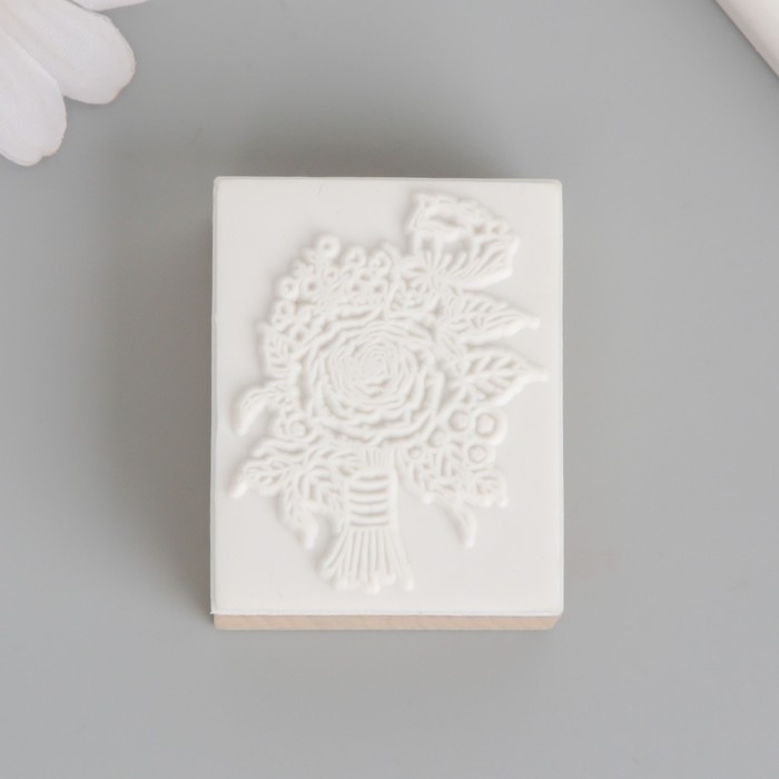 Печать дерево, резина Печать дерево, резина "Букет с ягодками" 5х4х2,5 см