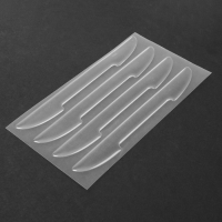 Накладка на двери, 15&times;1,7 см, противоударная, прозрачная, набор 4 шт