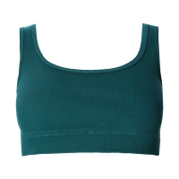 Топ женский укороченный Mist Old School размер 42, цвет зелёный