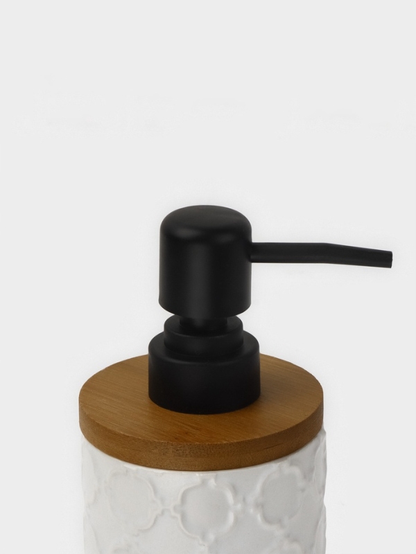 Набор для ванной "Harmony" 3 предмета (мыльница. дозатор для мыла, стакан)