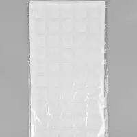 Стикеры эпоксидные прозрачные заготовки 3D 100 шт 3 х 3 см