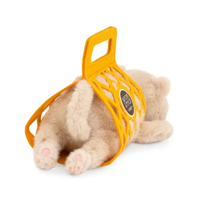 Мягкая игрушка &laquo;Кот Барсик в сумке бежевый&raquo;, 56 см