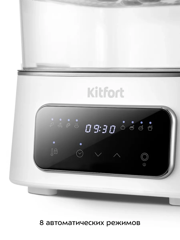 Пароварка электрическая с таймером КТ-6467 - 1000 Вт