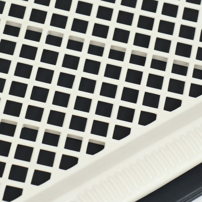 Туалет для собак, 55 х 46 х 12 см, чёрный