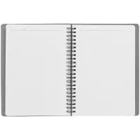 Ежедневник Spring Shall, недатированный, черный с серым