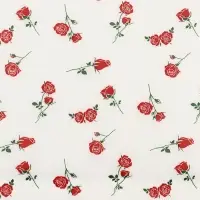 Бумага упаковочная тишью, &laquo;Садовые розы&raquo;, кремовый, 50 см &times; 70 см 17 грамм