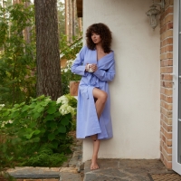 Халат вафельный женский удлинённый &laquo;Экономь и Я&raquo; размер 50-52