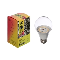 Фитолампа для растений Luazon, светодиодная, А60, E27, 12 Вт, IP44, 220 В, 270&deg;, полноспектральная