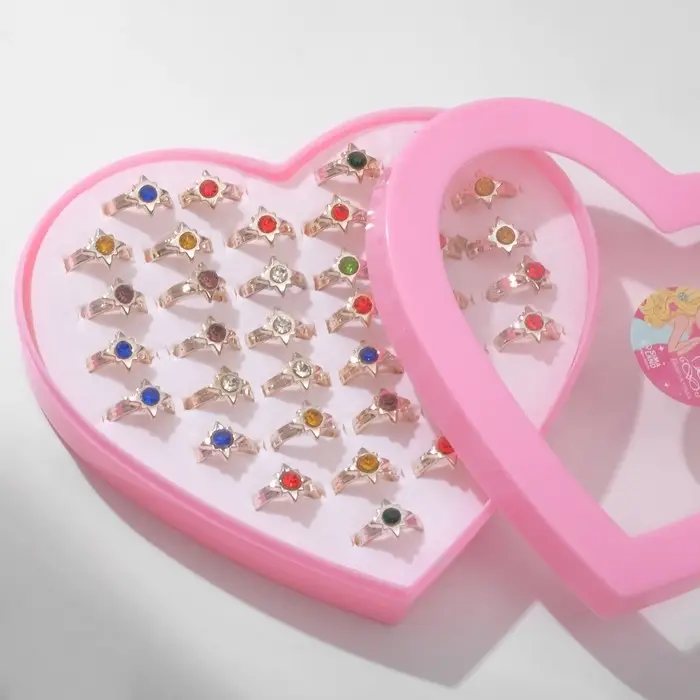 Кольцо &laquo;Выбражулька&raquo; искорка, МИКС в золоте, безразмерное