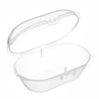 Набор классических пустышек, 2 шт., латекс, айвори/зелёный, в контейнере, от 6 мес., M&B