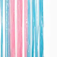 Занавес для фотозоны 1х2 м., розово-голубой