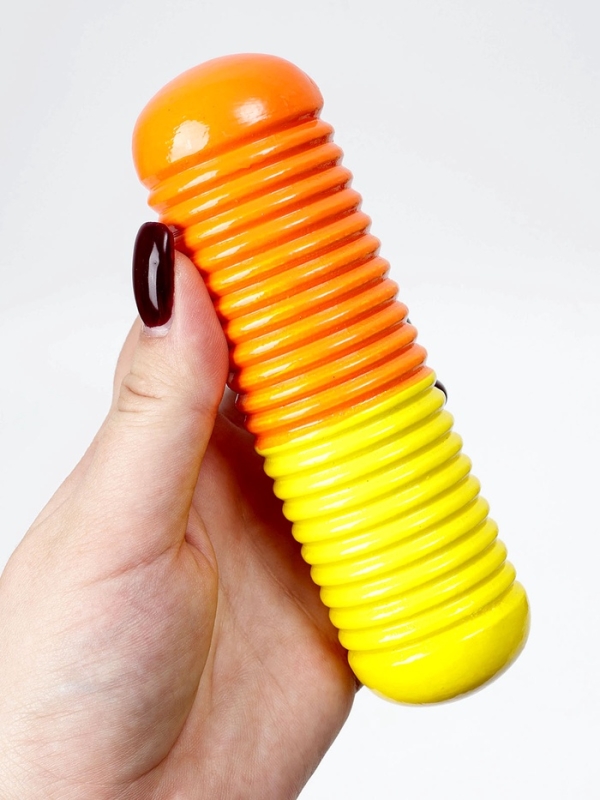 Музыкальный инструмент Гуиро Music Life трещотка, 14 х 4,5 см, желтый с красным Музыкальный инструмент Гуиро Music Life трещотка, 14 х 4,5 см, желтый с красным