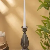 Подсвечник "Ретро серия Севилья" алюминий 5,5х5,5х20,5 см