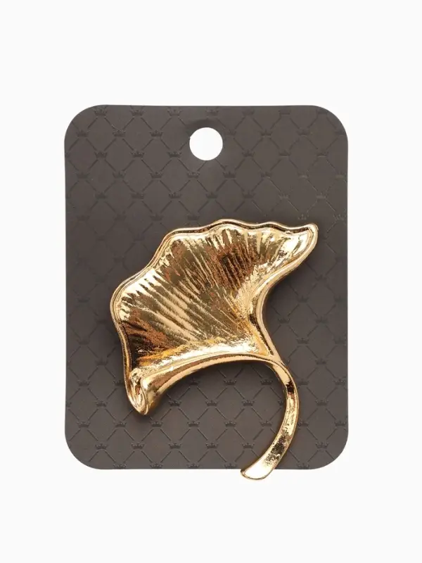 Брошь "Цветок каллы", цвет золото